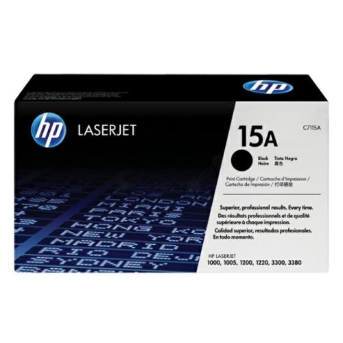 HP tooneri kassett must (C7115A / 15A)