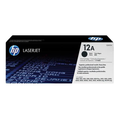 HP tooneri kassett must (Q2612A / 12A)