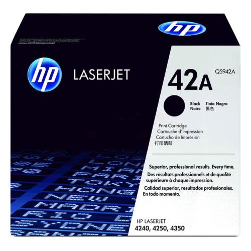 HP tooneri kassett must (Q5942A / 42A)