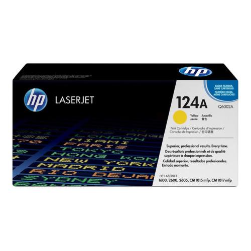 HP tooneri kassett kollane (Q6002A / 124A)