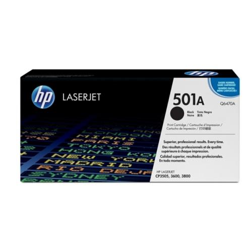 HP tooneri kassett must (Q6470A / 501A)