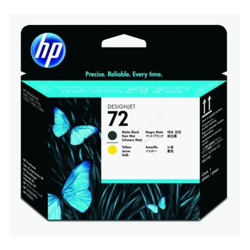 HP prindipea matt must / kollane (C9384A / 72)