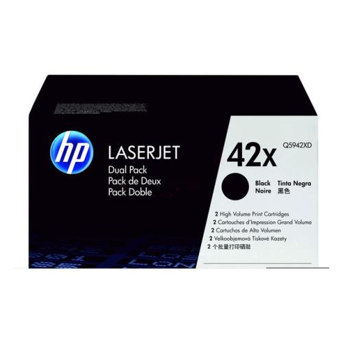 HP tooneri kassett must (Q5942XD / 42XD) (Kaksikpakend, high capacity)