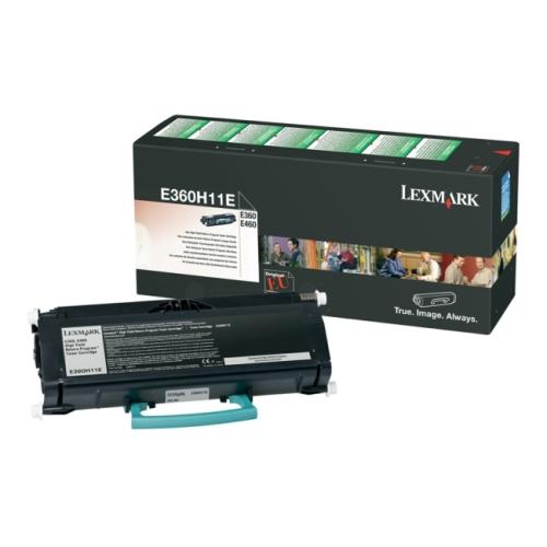 Lexmark tooneri kassett must (E360H11E / 0E360H11E) (Tagasi)