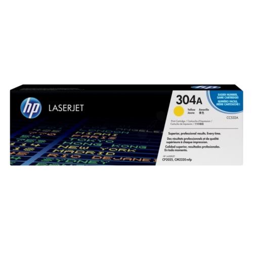 HP tooneri kassett kollane (CC532A / 304A)