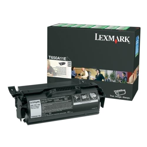 Lexmark tooneri kassett must (T650A11E / 0T650A11E) (Tagasi)