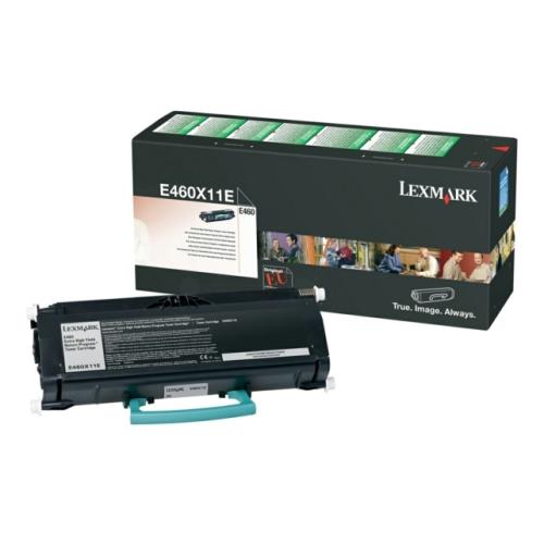 Lexmark tooneri kassett must (E460X11E / 0E460X11E) (Tagasi, high capacity)