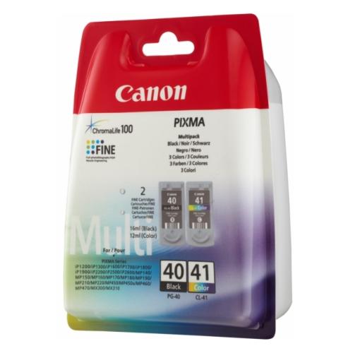 Canon prindikassett must / värv (0615B036 / PG40+CL41) (Kaksikpakend, multipack)