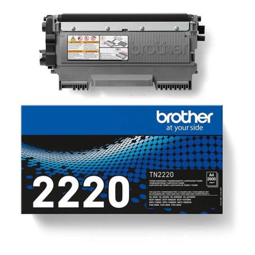 Brother tooneri kassett must (TN2220) (high capacity)