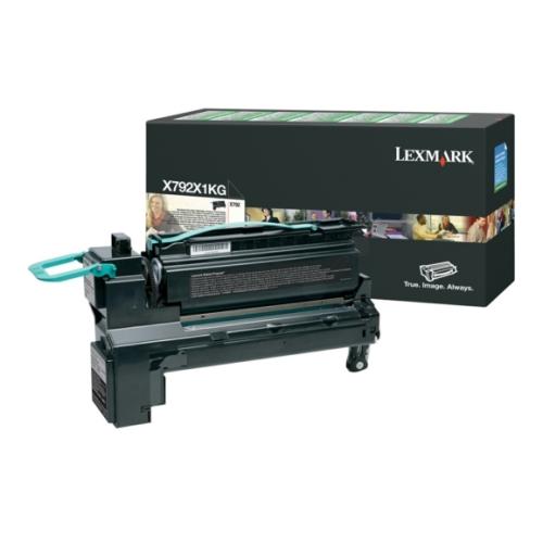 Lexmark tooneri kassett must (X792X1KG / 0X792X1KG) (Tagasi)