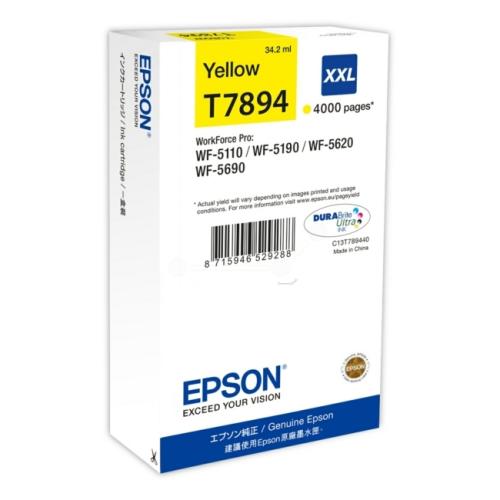 Epson prindikassett kollane (C13T789440 / T7894XXL) (high capacity)