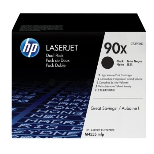 HP tooneri kassett must (CE390XD / 90X) (Kaksikpakend)