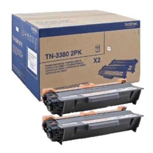 Brother tooneri kassett must (TN3380TWIN / TN33802PK) (Kaksikpakend, high capacity)