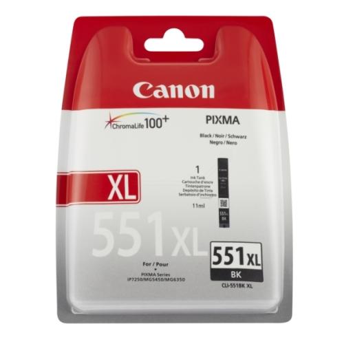 Canon prindikassett must (6443B004 / CLI551BKXL) (high capacity)