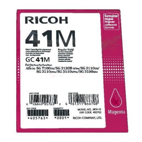 Ricoh prindikassett magenta (405763 / GC41M)