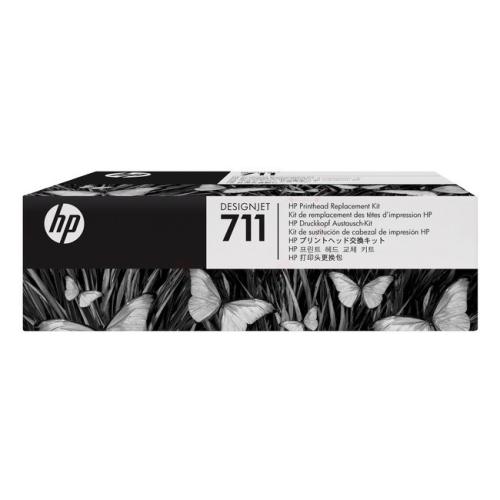 HP prindikassett must / tsüaan / magenta / kollane (C1Q10A / 711) (value pack)