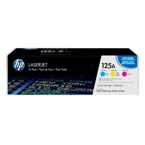 HP tooneri kassett tsüaan / magenta / kollane (CF373AM / 125A) (multipack)