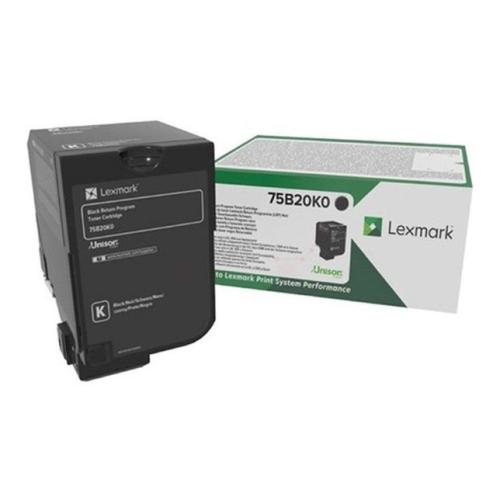 Lexmark tooneri kassett must (75B20K0 / 075B20K0) (Tagasi)