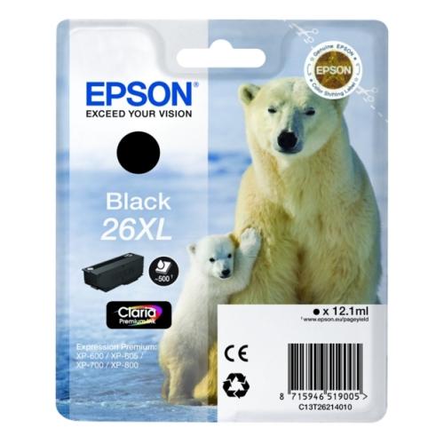 Epson prindikassett must (C13T26214012 / 26XL) (high capacity)