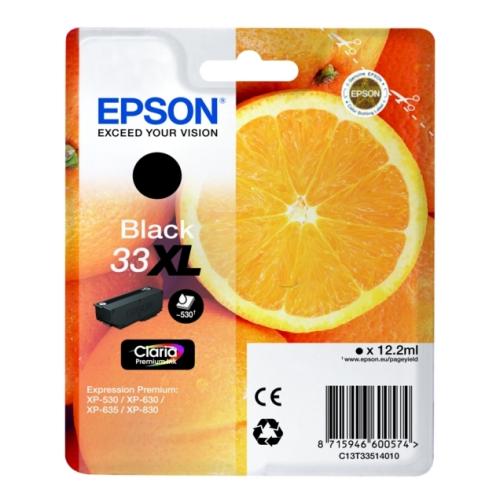 Epson prindikassett must (C13T33514012 / 33XL) (high capacity)