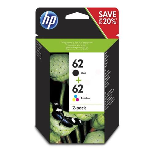 HP prindikassett must / värv (N9J71AE / 62) (Kaksikpakend, multipack)