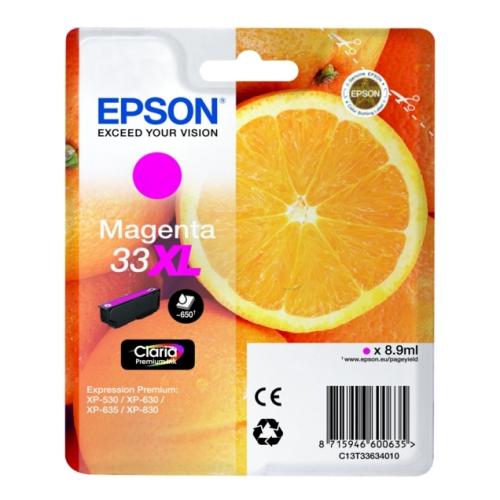 Epson prindikassett magenta (C13T33634012 / 33XL) (high capacity)