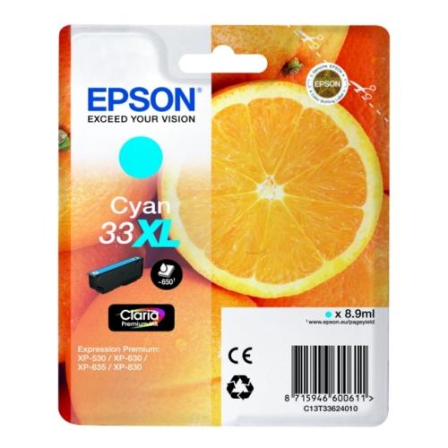 Epson prindikassett tsüaan (C13T33624012 / 33XL) (high capacity)