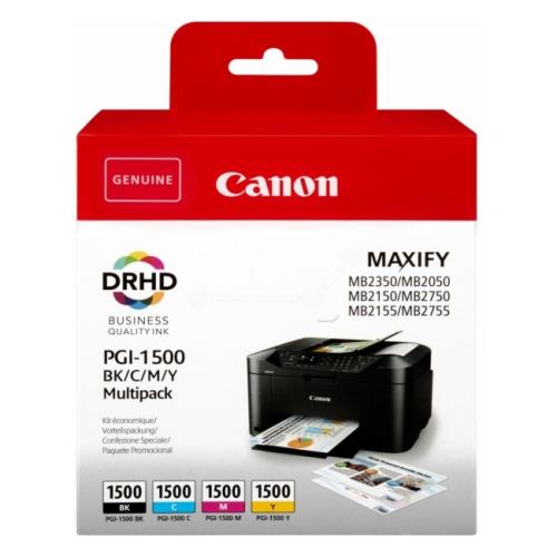 Canon prindikassett must / tsüaan / magenta / kollane (9218B005 / PGI1500BKCMY) (multipack)