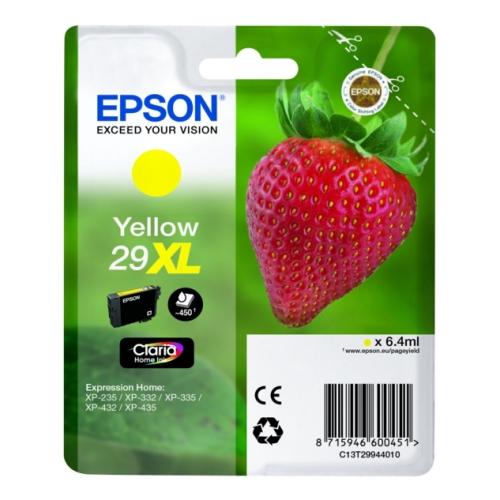 Epson prindikassett kollane (C13T29944012 / 29XL) (high capacity)