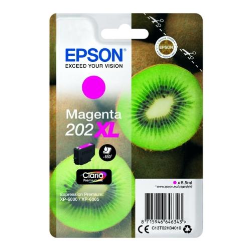 Epson prindikassett magenta (C13T02H34010 / 202XL) (high capacity)