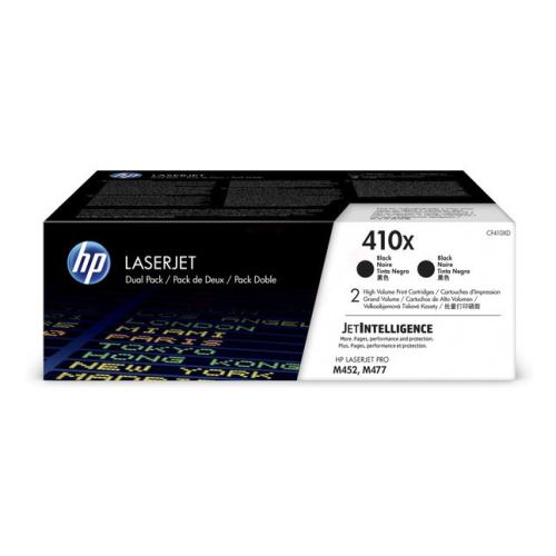 HP tooneri kassett must (CF410XD / 410X) (Kaksikpakend, high capacity)