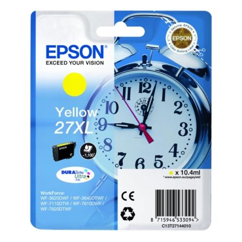 Epson prindikassett kollane (C13T27144012 / 27XL) (high capacity)