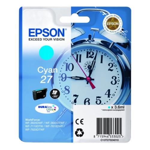 Epson prindikassett tsüaan (C13T27024012 / 27)