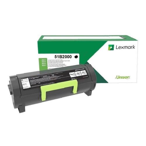 Lexmark tooneri kassett must (51B2000 / 051B2000) (Tagasi)