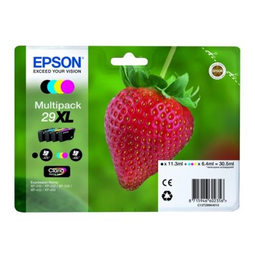 Epson prindikassett must / tsüaan / magenta / kollane (C13T29964012 / 29XL) (multipack, high capacity)