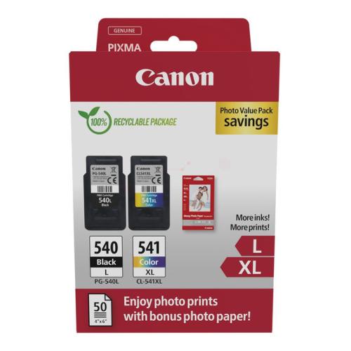 Canon tindi kassett / fotopaber must / värv (5224B007 / PG540L+CL541XL) (Kaksikpakend, multipack)