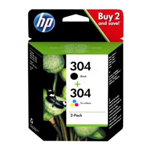 HP prindikassett must / värv (3JB05AE / 304) (Kaksikpakend, multipack)