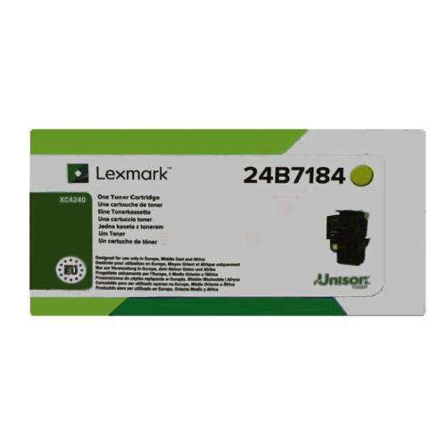 Lexmark tooneri kassett kollane (24B7184 / 024B7184)