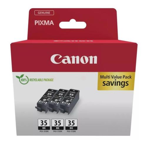 Canon prindikassett must (1509B028 / PGI35BK) (multipack)