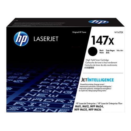 HP tooneri kassett must (W1470X / 147X) (high capacity)