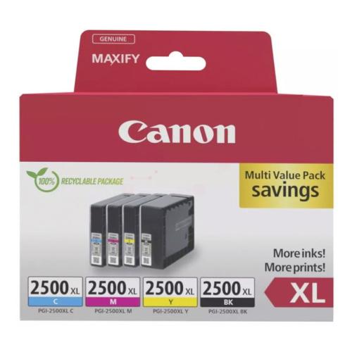 Canon prindikassett must / tsüaan / magenta / kollane (9254B010 / PGI2500XLBKCMY) (multipack)