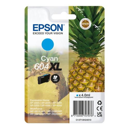 Epson prindikassett tsüaan (C13T10H24010 / 604XL) (high capacity)