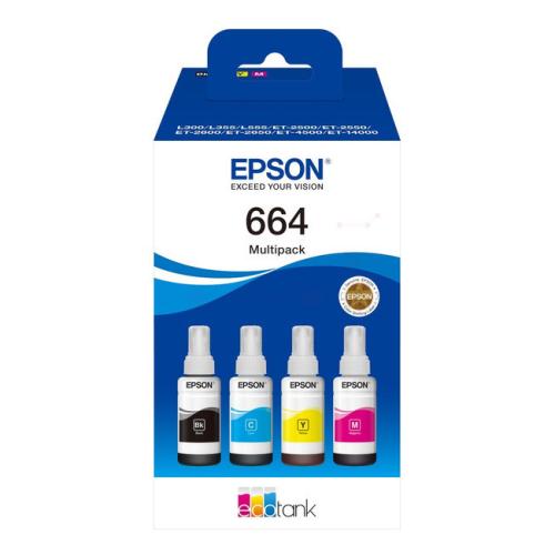 Epson prindikassett must / tsüaan / magenta / kollane (C13T66464A / 664) (multipack)