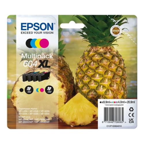 Epson prindikassett must / tsüaan / magenta / kollane (C13T10H64010 / 604XL) (multipack, high capacity)