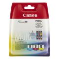 Canon prindikassett tsüaan / magenta / kollane (0621B029 / CLI8) (multipack)