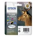 Epson prindikassett tsüaan / magenta / kollane (C13T13064012 / T1306) (multipack)