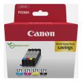 Canon prindikassett must / tsüaan / magenta / kollane (0386C005 / CLI571) (multipack)