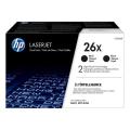 HP tooneri kassett must (CF226XD / 26X) (Kaksikpakend, high capacity)