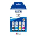 Epson prindikassett must / tsüaan / magenta / kollane (C13T00P640 / 104) (multipack)