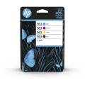 HP prindikassett must / tsüaan / magenta / kollane (6ZC70AE / 963) (multipack)